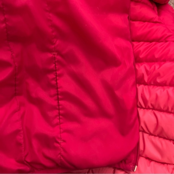 Eddie Bauer Puffer Reversible Hooded Duck Down Zip Jacket Size Child’s 10/12 - Picture 9 of 13